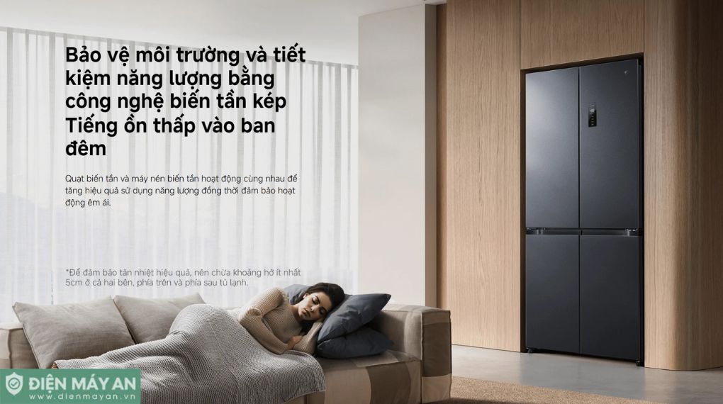 Tủ lạnh Xiaomi Mijia Inverter 510 lít Multi Door MRC51HMPA - Bản quốc tế